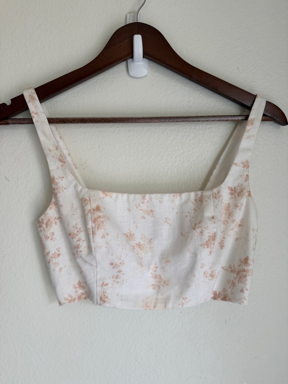 Reformation Palm Linen Set Skirt and Top Floral Print - Picture 7 of 13